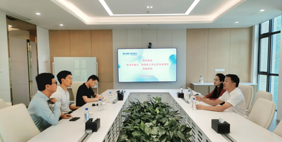 珠海市委辦、珠海上市公司協(xié)會領導蒞臨博杰股份參觀指導